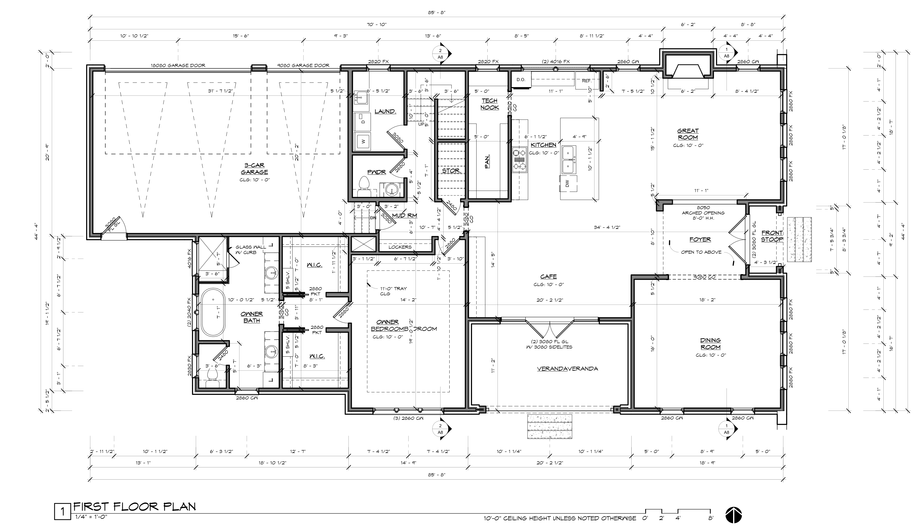 Magnolia B first floor plan