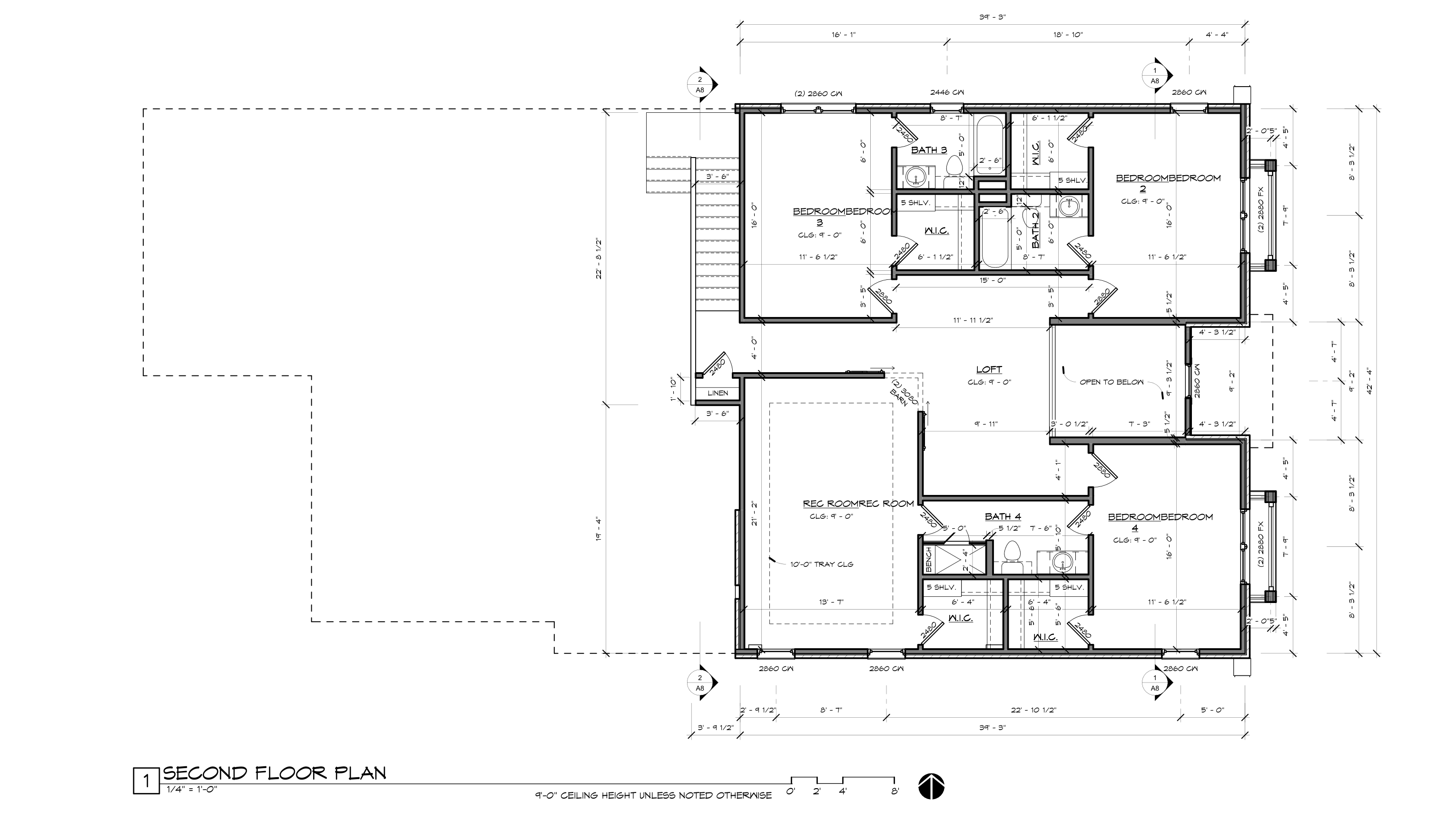 Magnolia C second floor plan