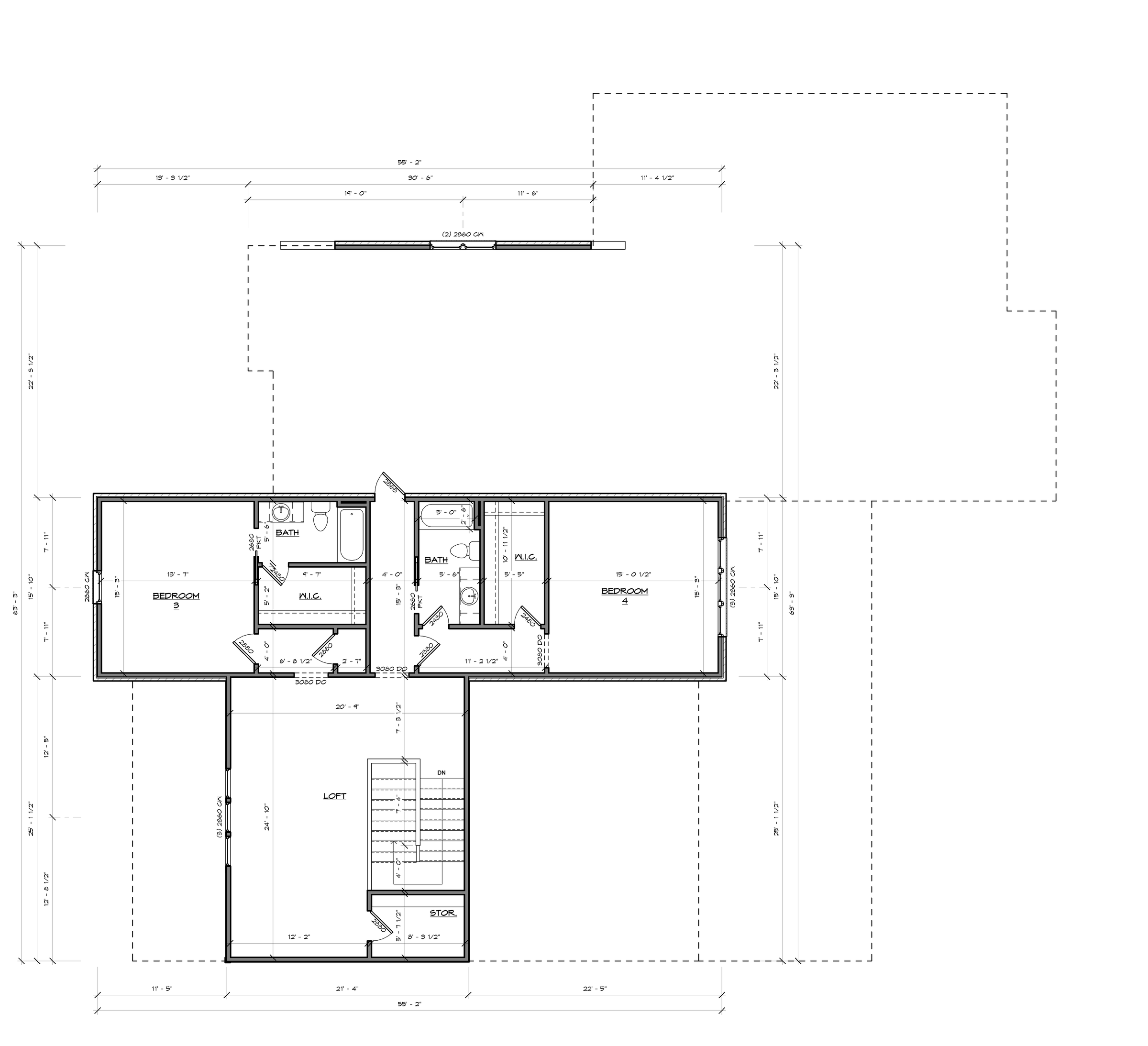 Willow second floor plan