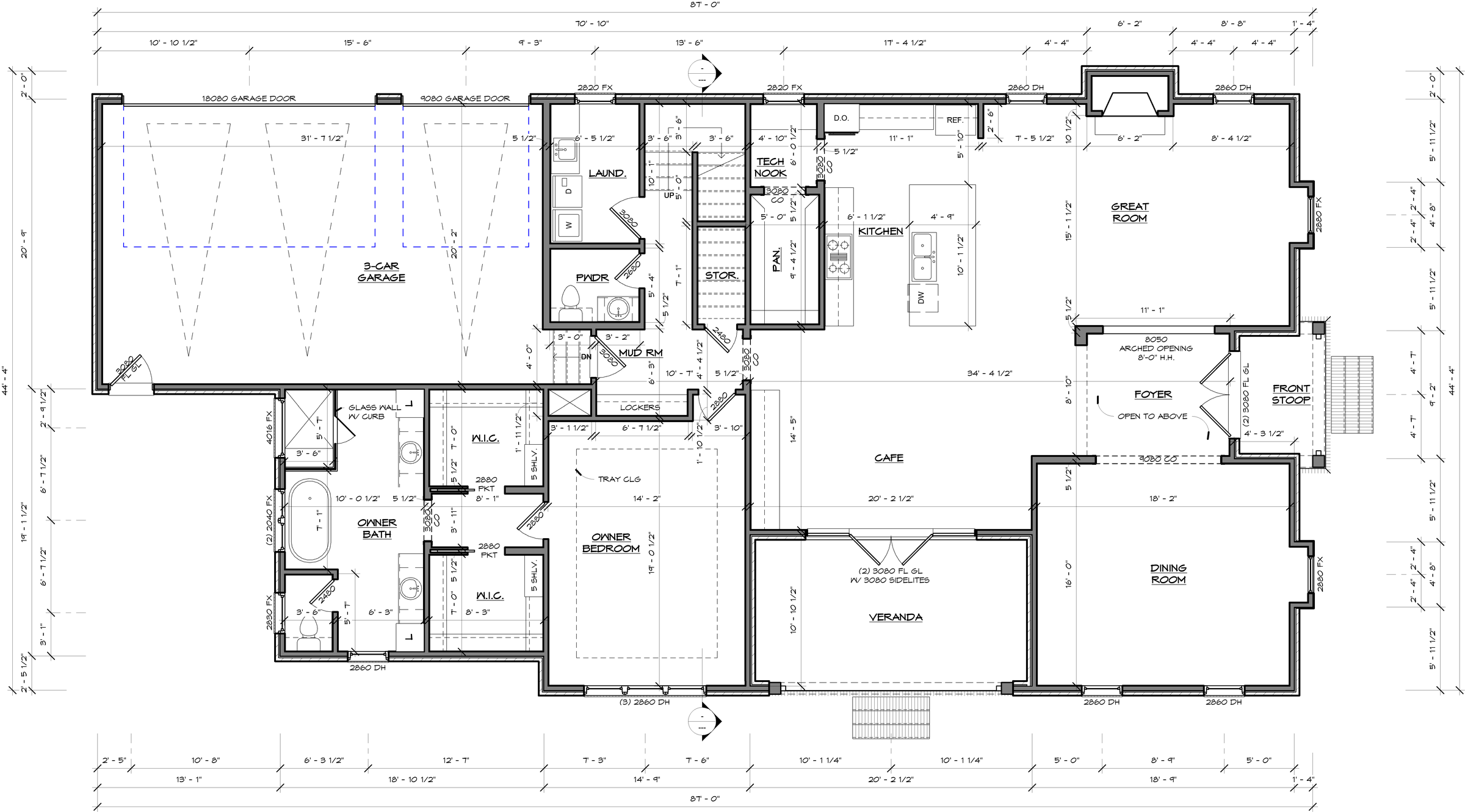 Magnolia A first floor plan