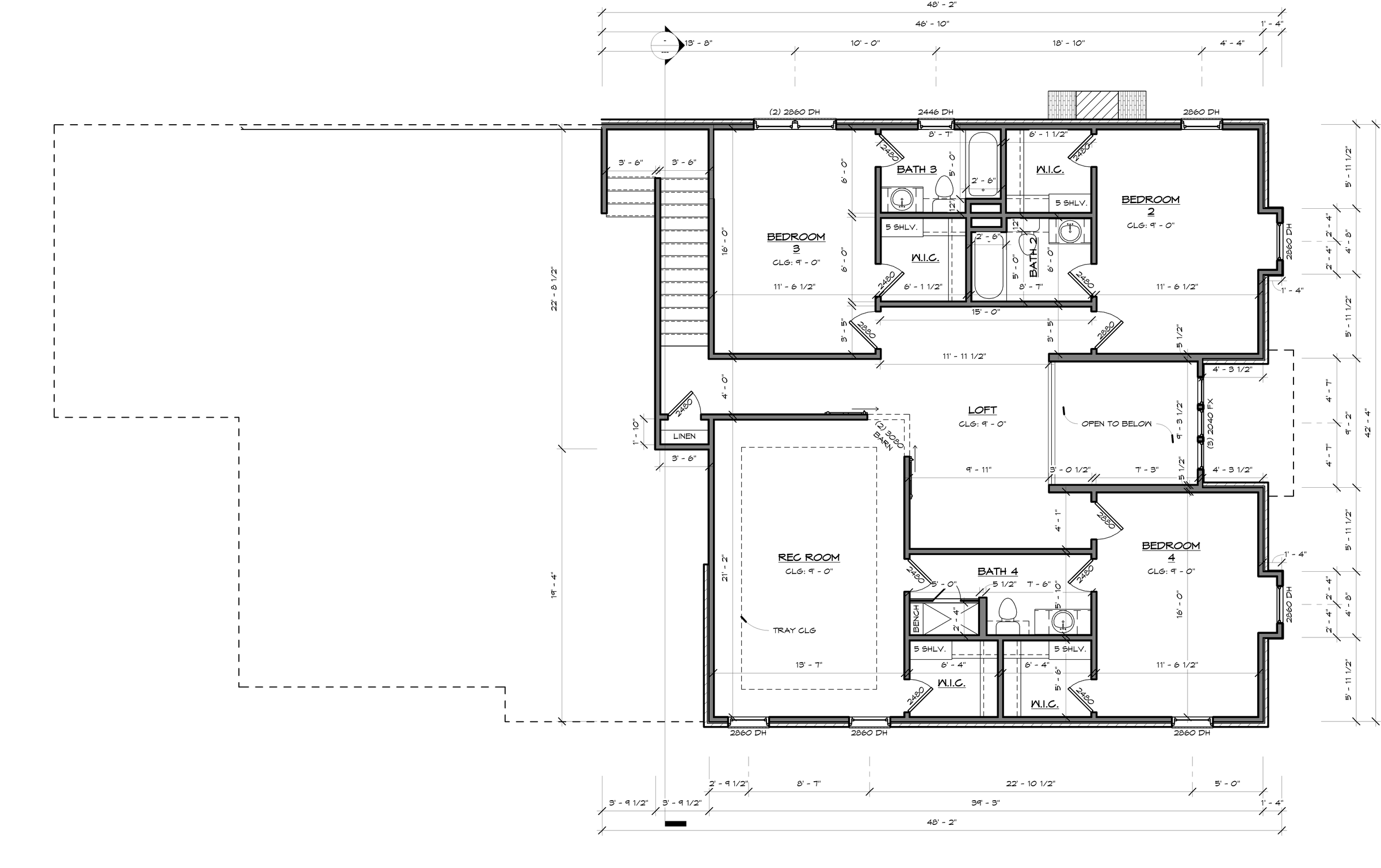 Magnolia A second floor plan