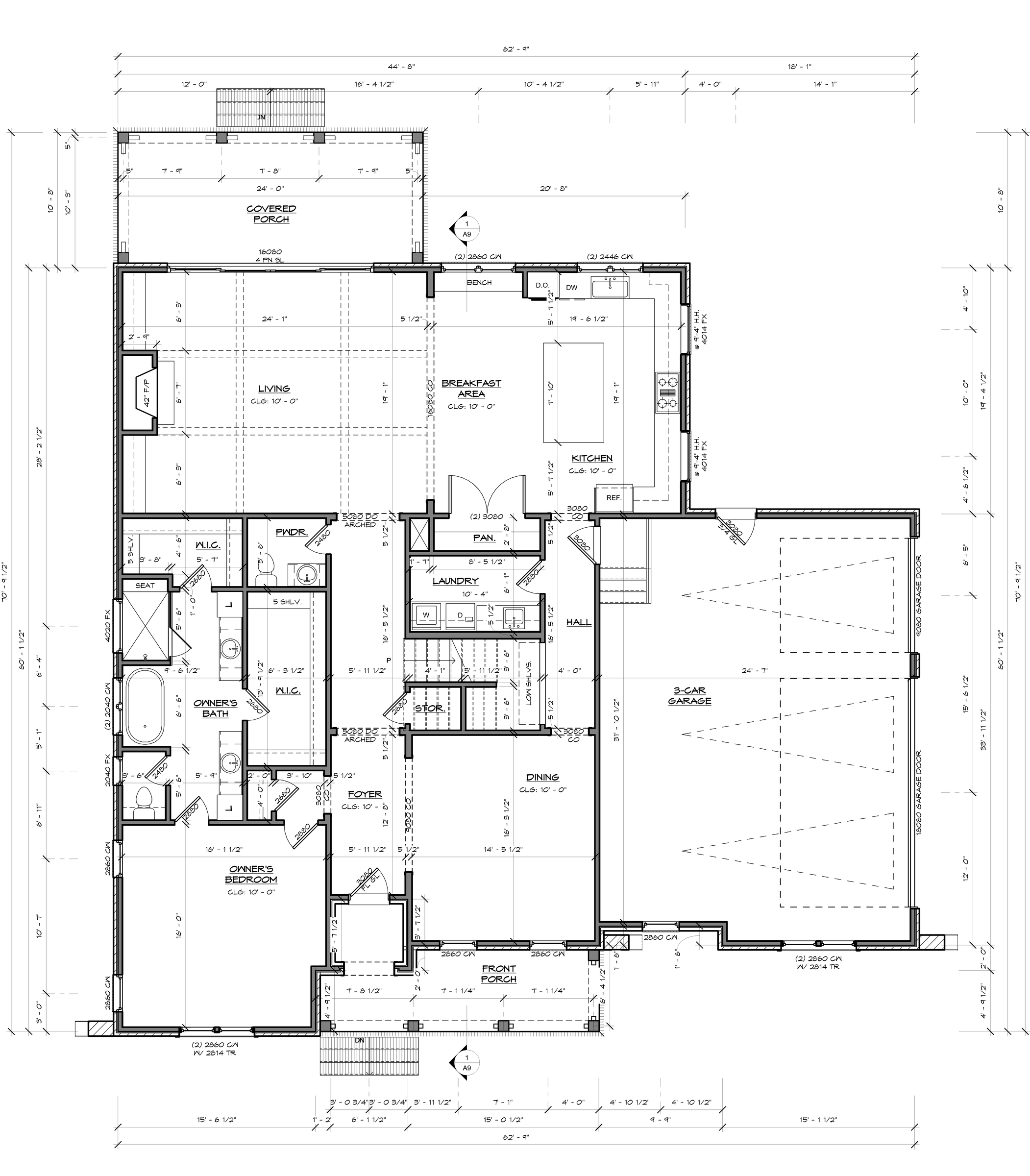 Spruce A first floor plan
