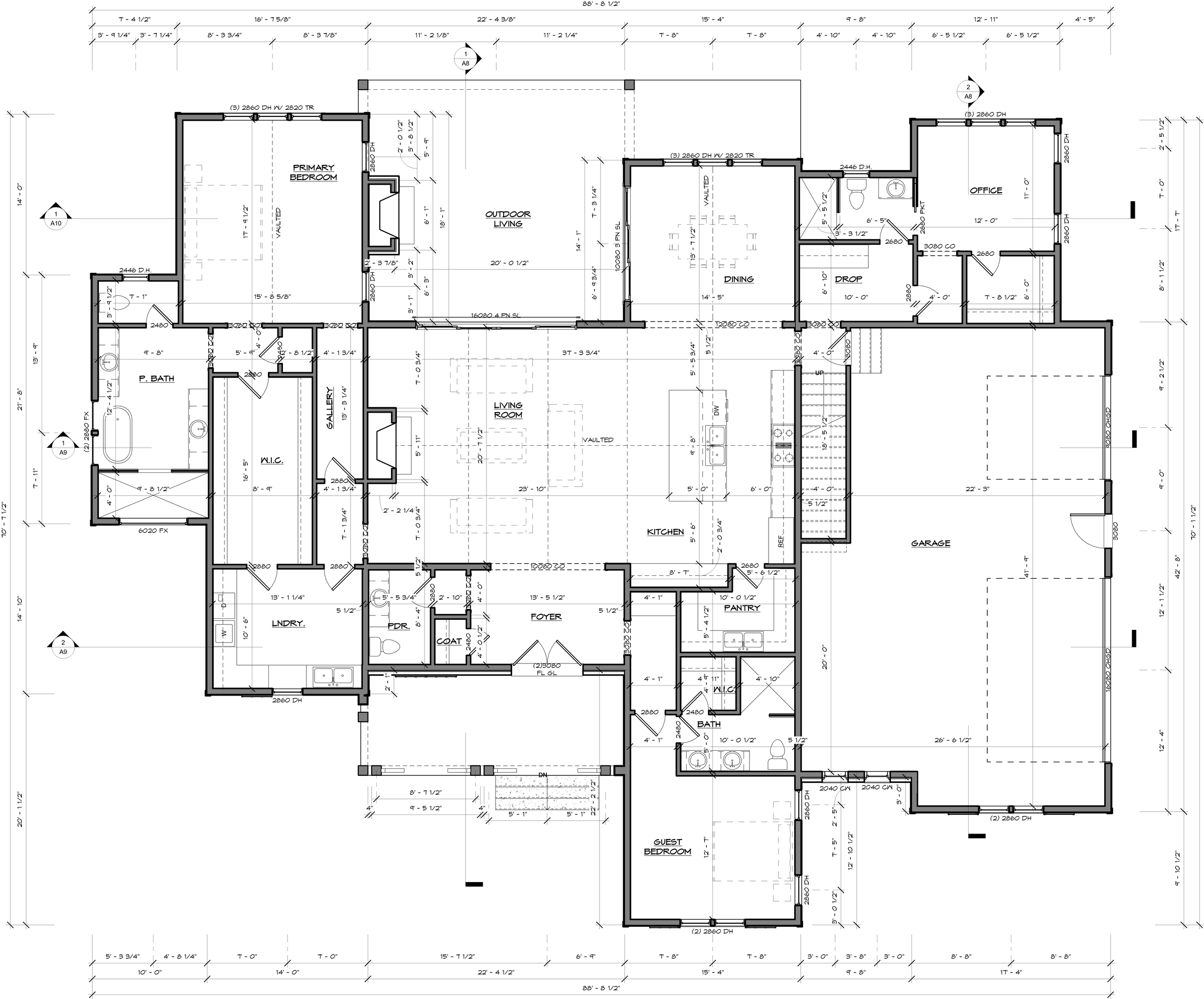 Cypress first floor plan