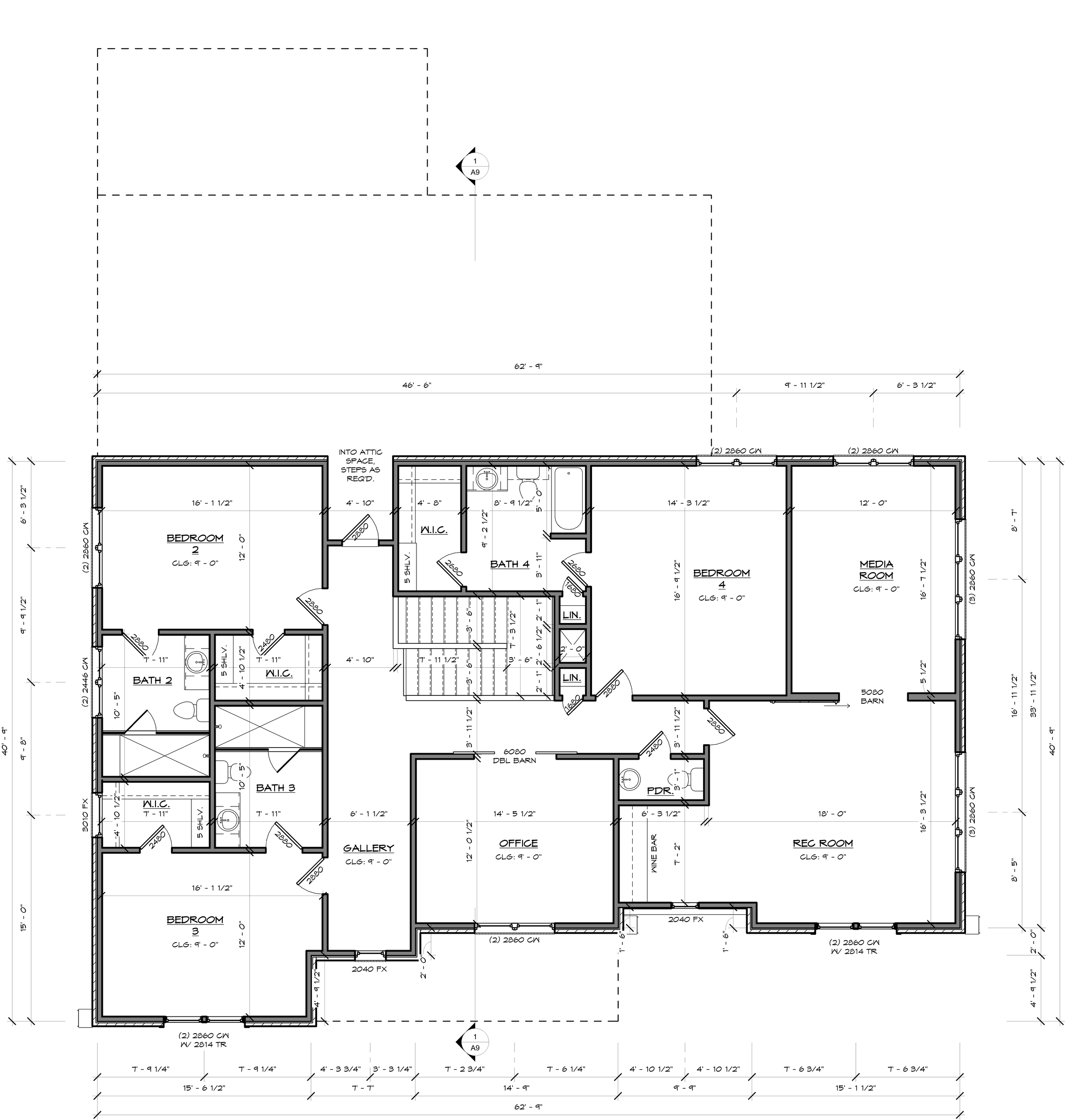 Spruce A second floor plan